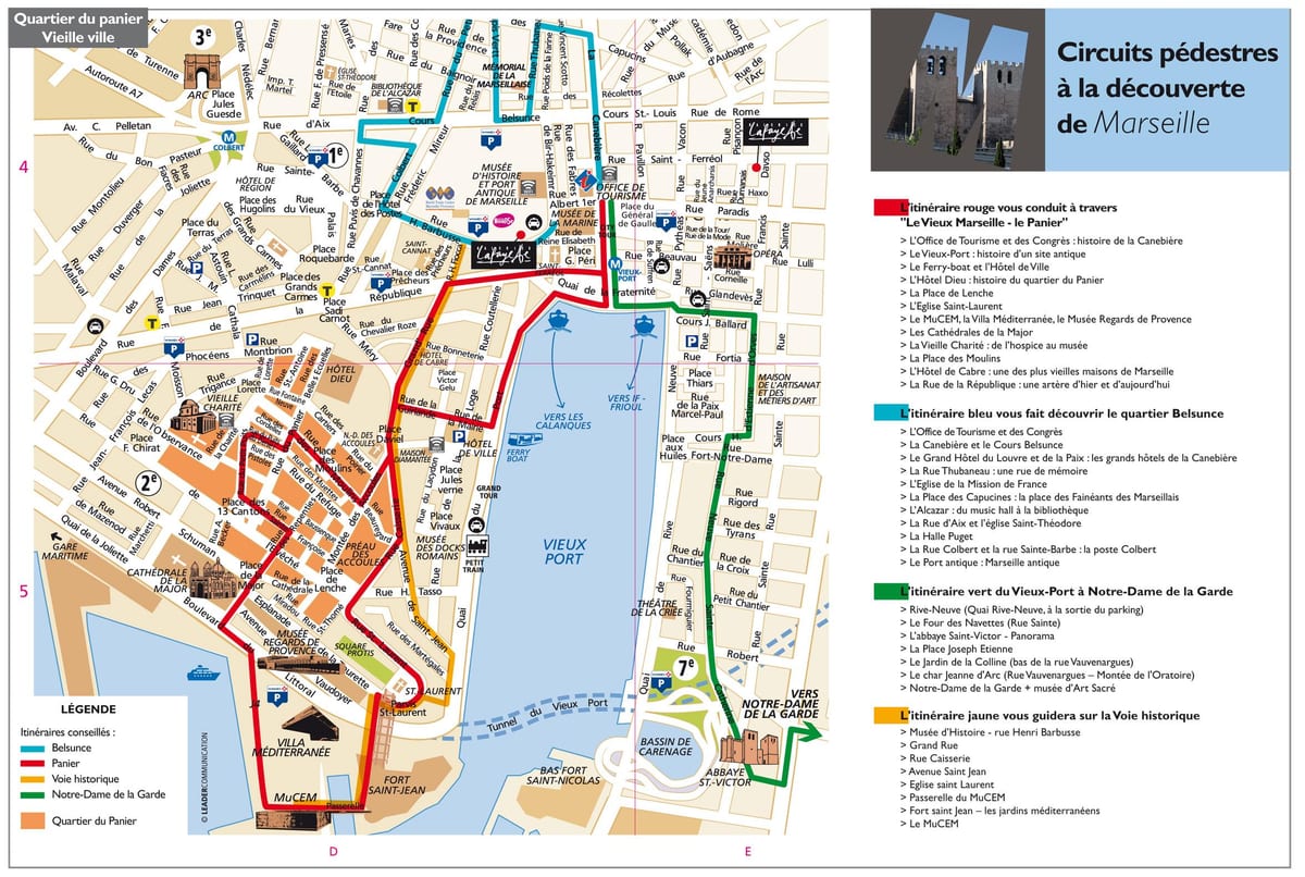 Marseille-idegenforgalmi térkép pdf