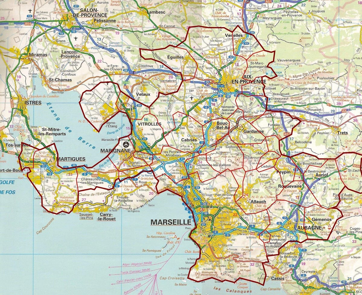 térkép Marseille út