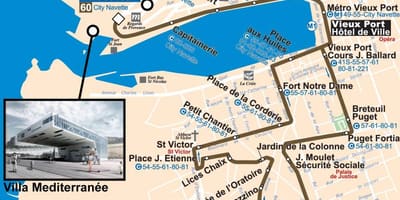 Térkép Marseille busz 60 térkép