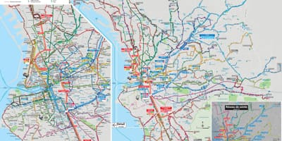 Marseille-busz útvonal térkép