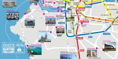 Térkép Marseille emlékmű