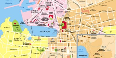 Kikötő Marseille térkép