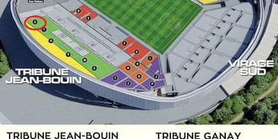 Stade velodrome ülő térkép